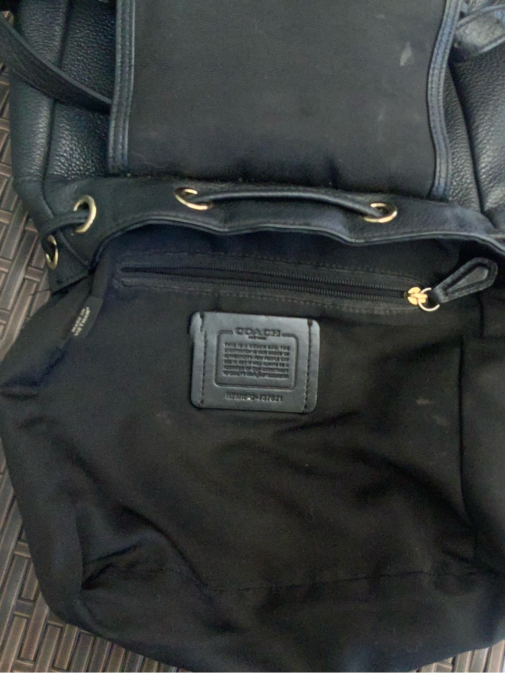 Coach Black Billie Mini Backpack - Picture 10 of 13